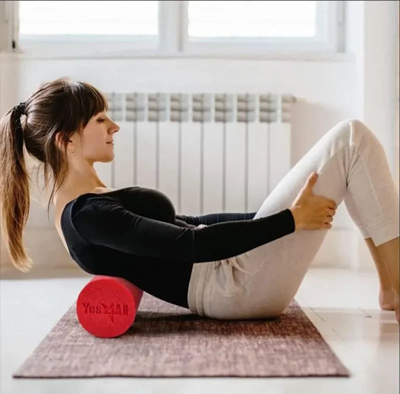 12/18/24IN Long High-Density Foam Roller for Back Pain Relief Yoga Portable Yoga for Body Building Training Deep Tissue Massage